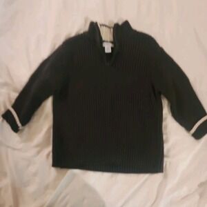 Toddler Boy‎ Size 3T Navy Blue/Cream Sweater Greendog Brand